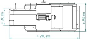 Ленточная автоматическая хлеборезка HSA-2, 60 шт./мин